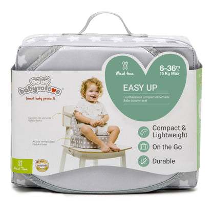 LiteTravel Baby Booster | Compact & Portable | Starry White