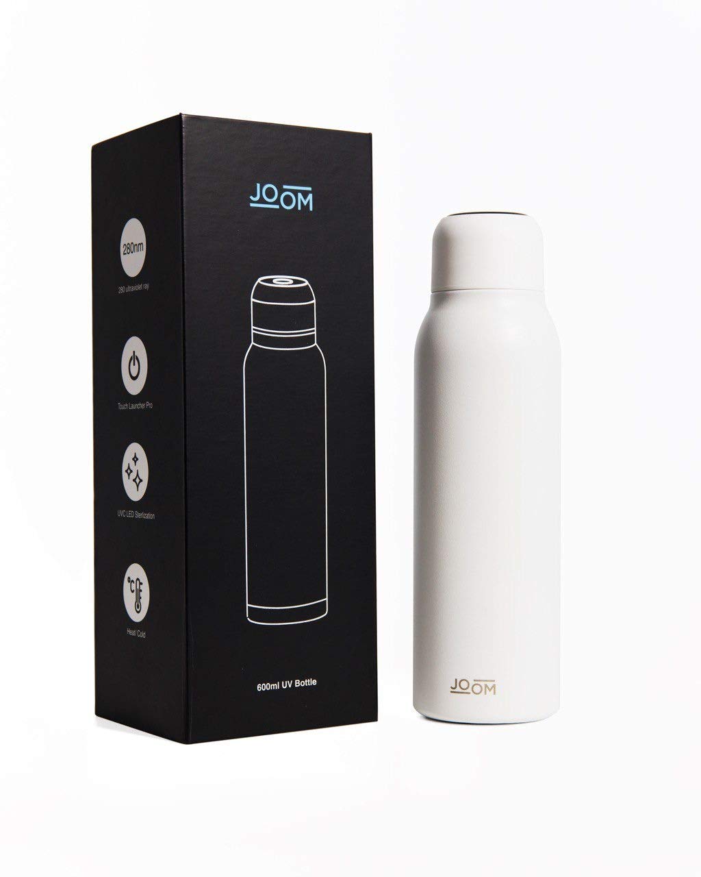 JOOM UV-Clean Insulated 20oz Stainless Steel Water Bottle