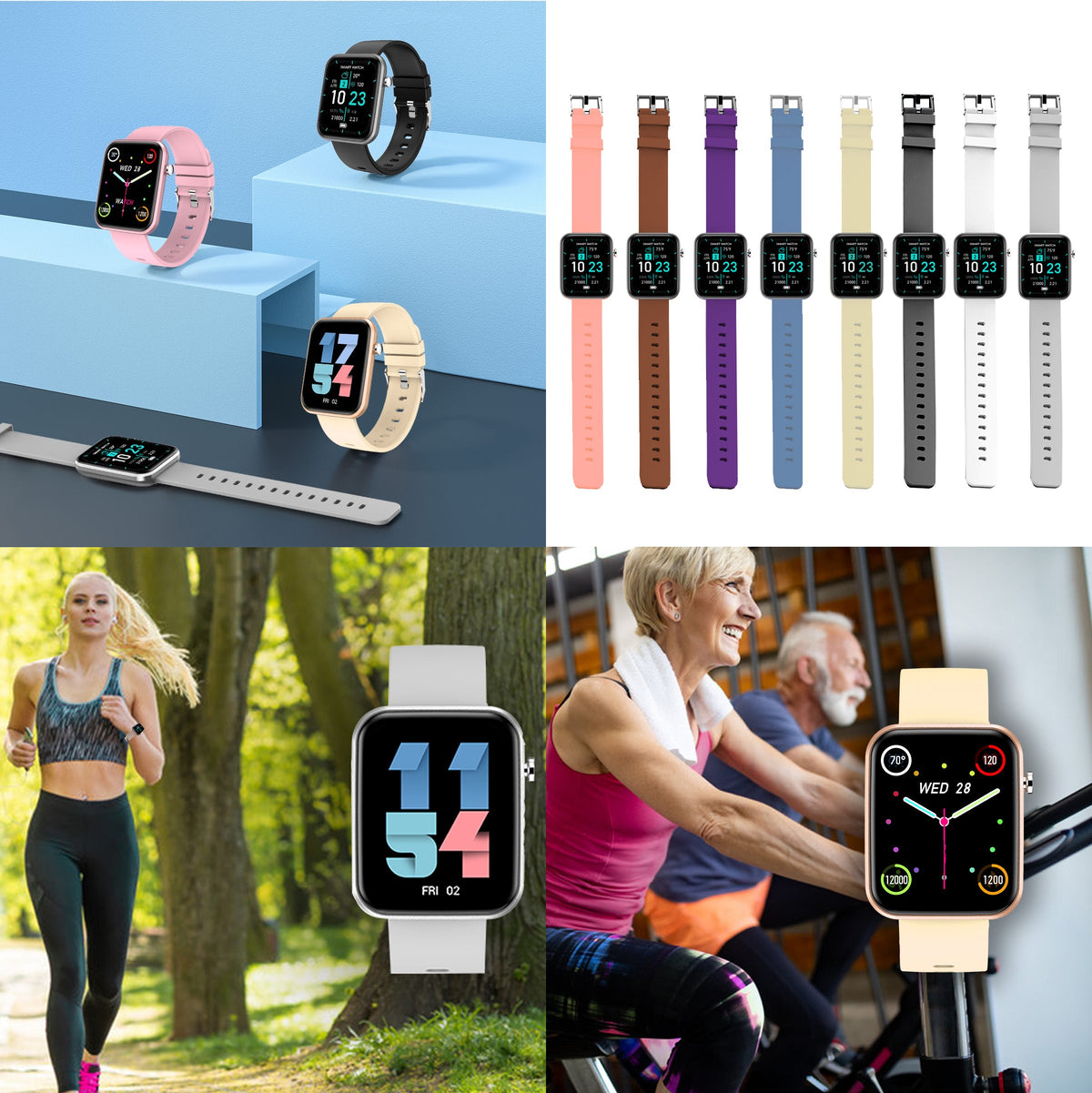 Tri-Band Wellness Smartwatch