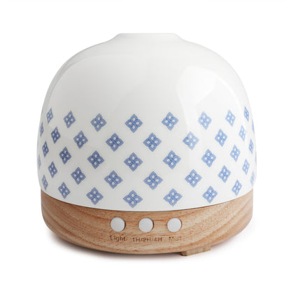 Elegant Ceramic Aroma Diffuser 300ml with Night Light