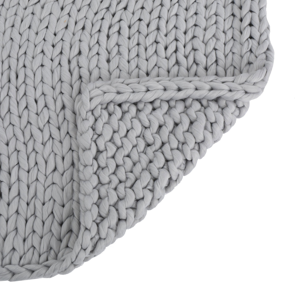 Silver Comfort Knit Blanket