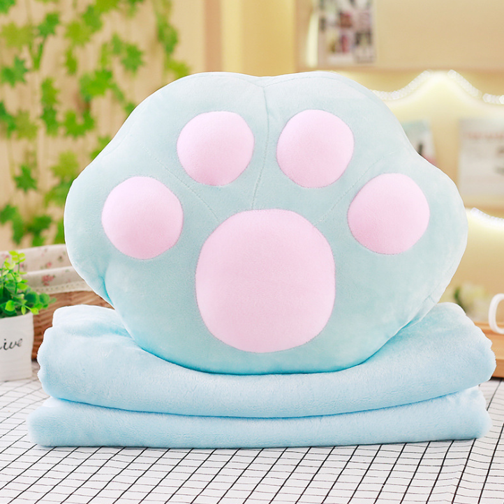 Paw Print Cozy Throw - AC Friendly