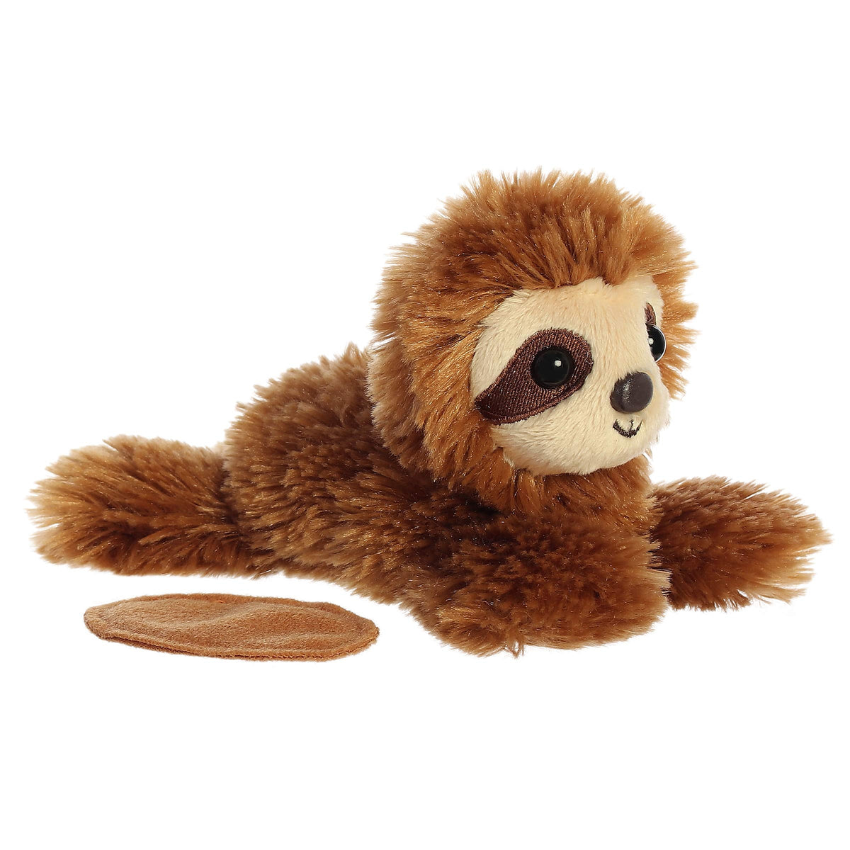 Aurora® Sam Sloth Shoulder Pal™ - Magnetic Plush - Portable Fun - Brown 6 Inches