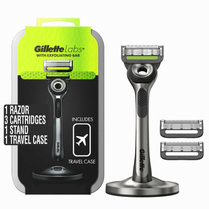 GilletteLabs Exfoliating Razor & Travel Kit
