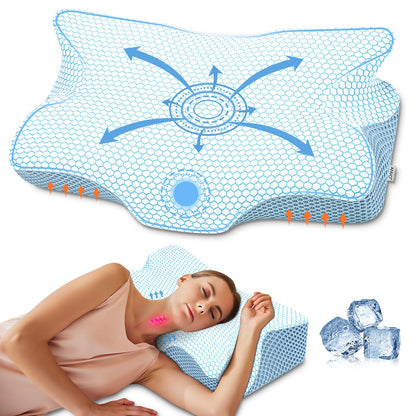 Anvo ErgoRelief Memory Foam Cervical Pillow
