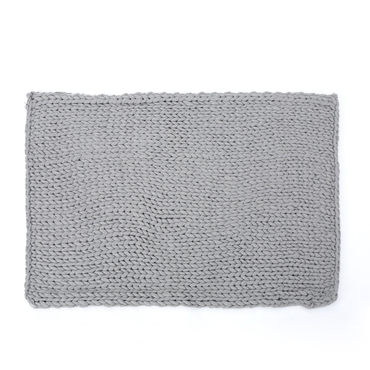 Silver Comfort Knit Blanket