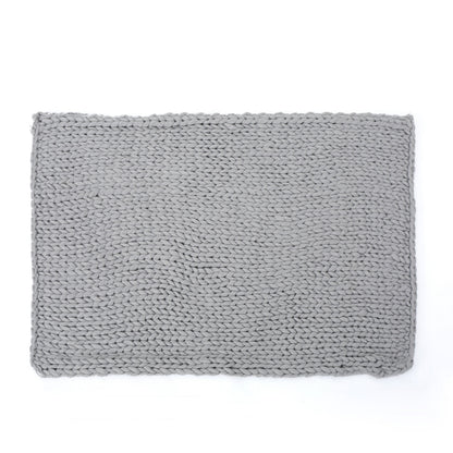 Silver Comfort Knit Blanket