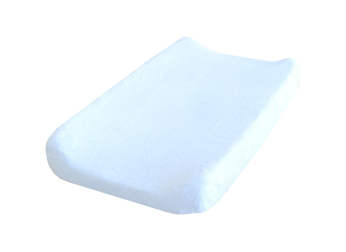 Minky Soft White Changing Pad Cover