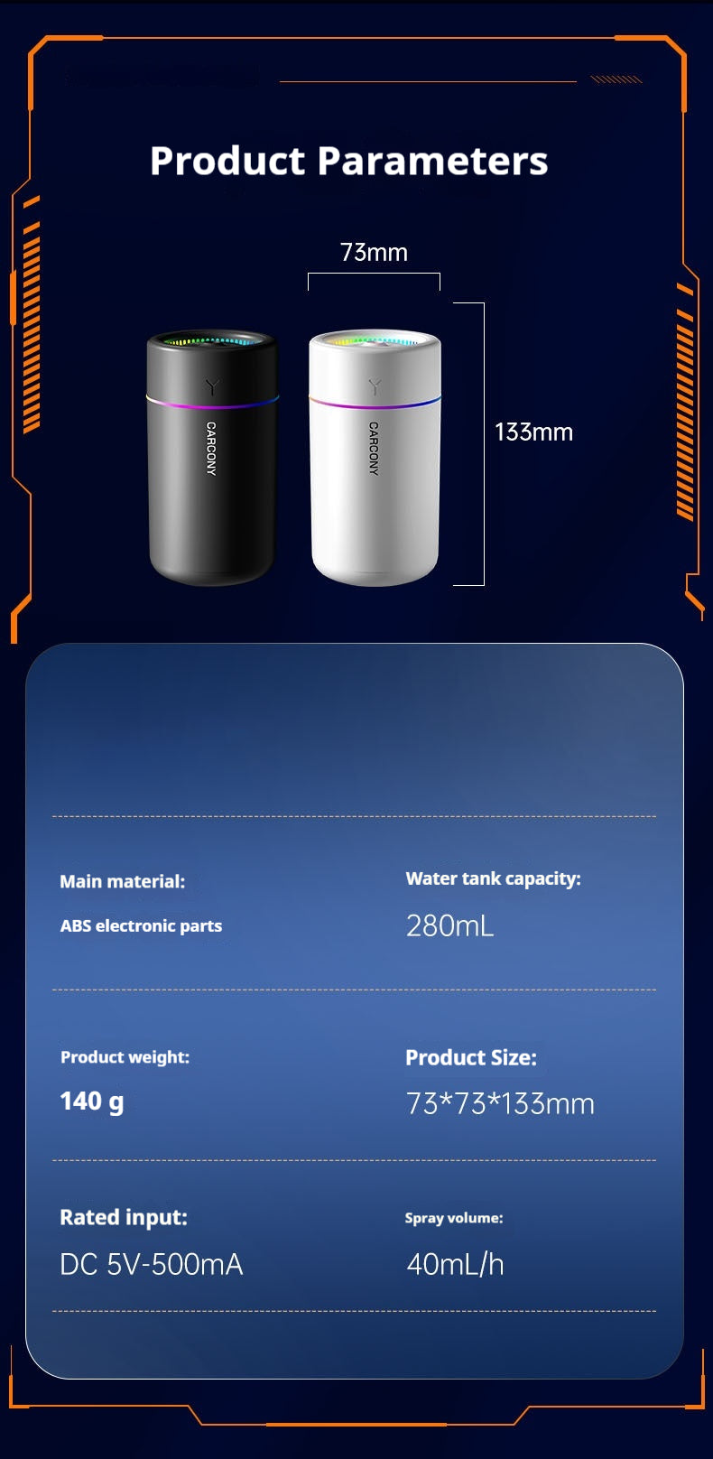 Compact Aroma Humidifier
