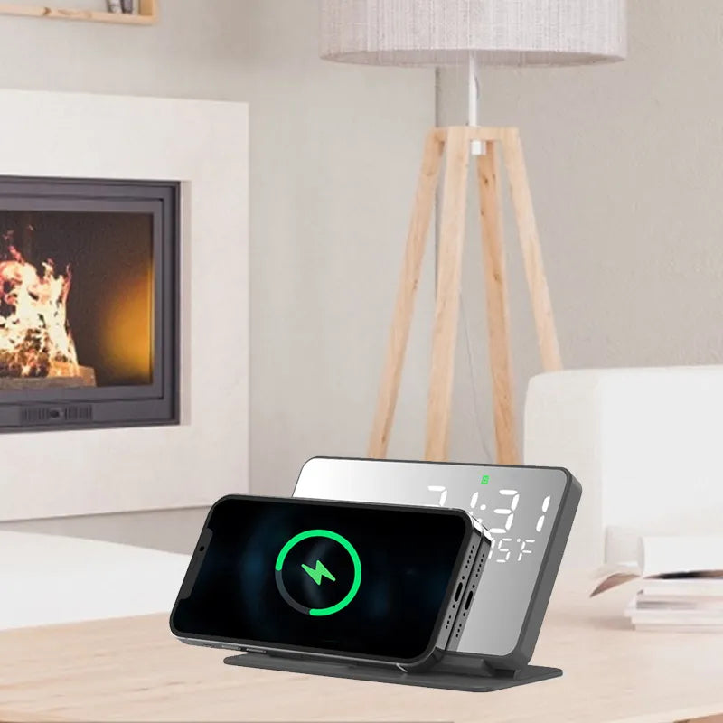 Multifunctional Wireless Charging Clock