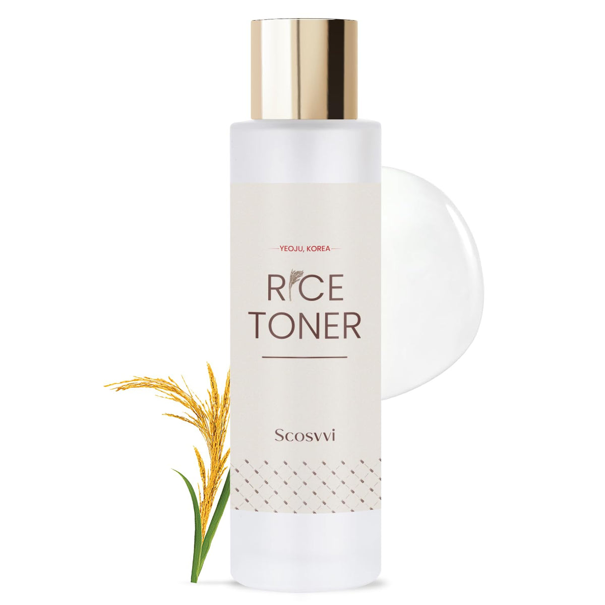 from Korean Toner Rice Toner for Face Milky Tone Korean Skin Care 5.07 Fl Oz 77.78% Rice Extract from Korea K Beauty Toner Glow Essence with Niacinamide for Skin Vegan Alcohol & Fragrance Free