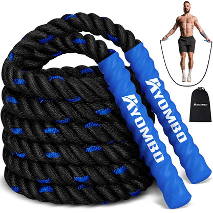 WeightMaster 1.5lb Heavy Jump Rope for Full Body Workouts