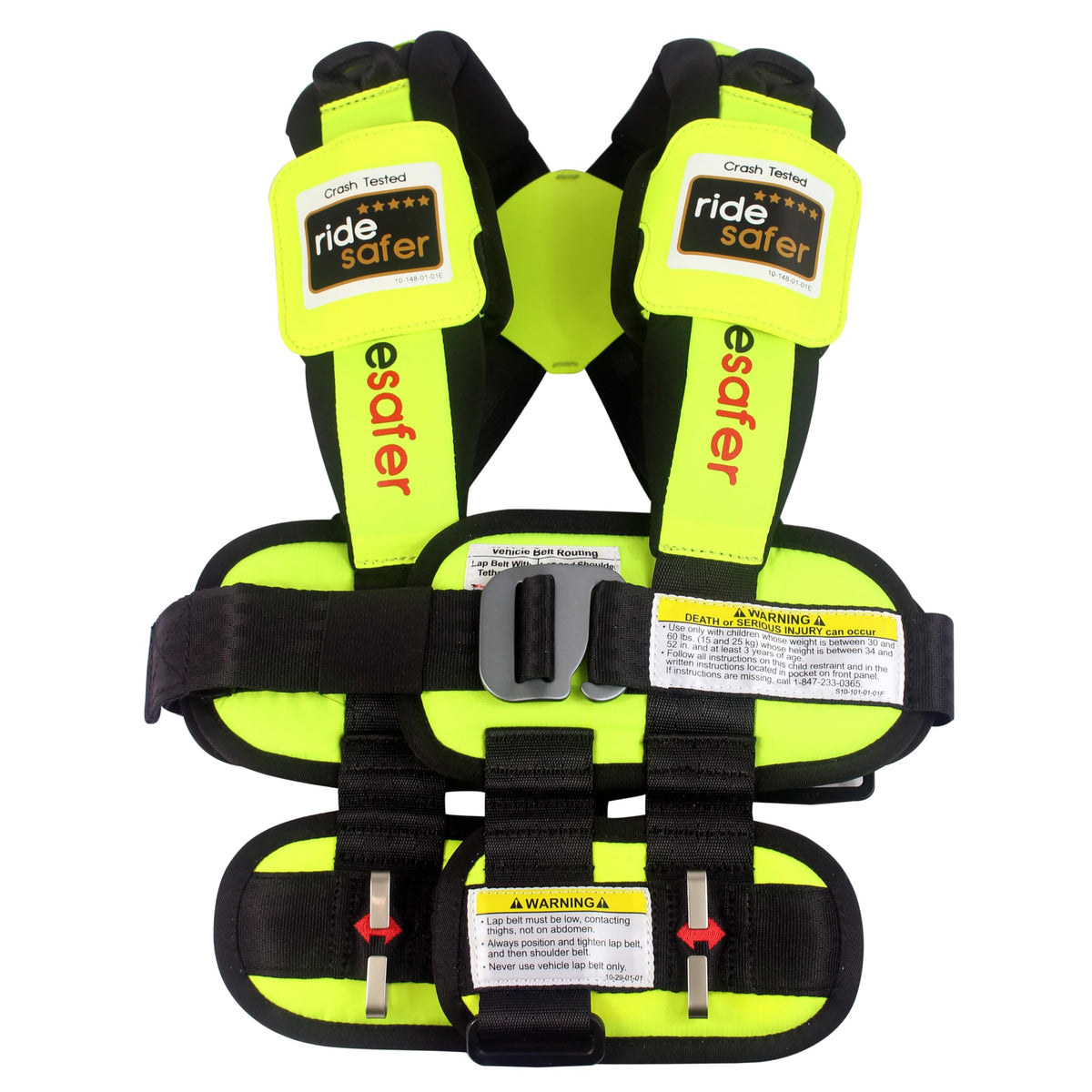 TravelEase - Compact Portable Yellow Car Seat for Daily Safety