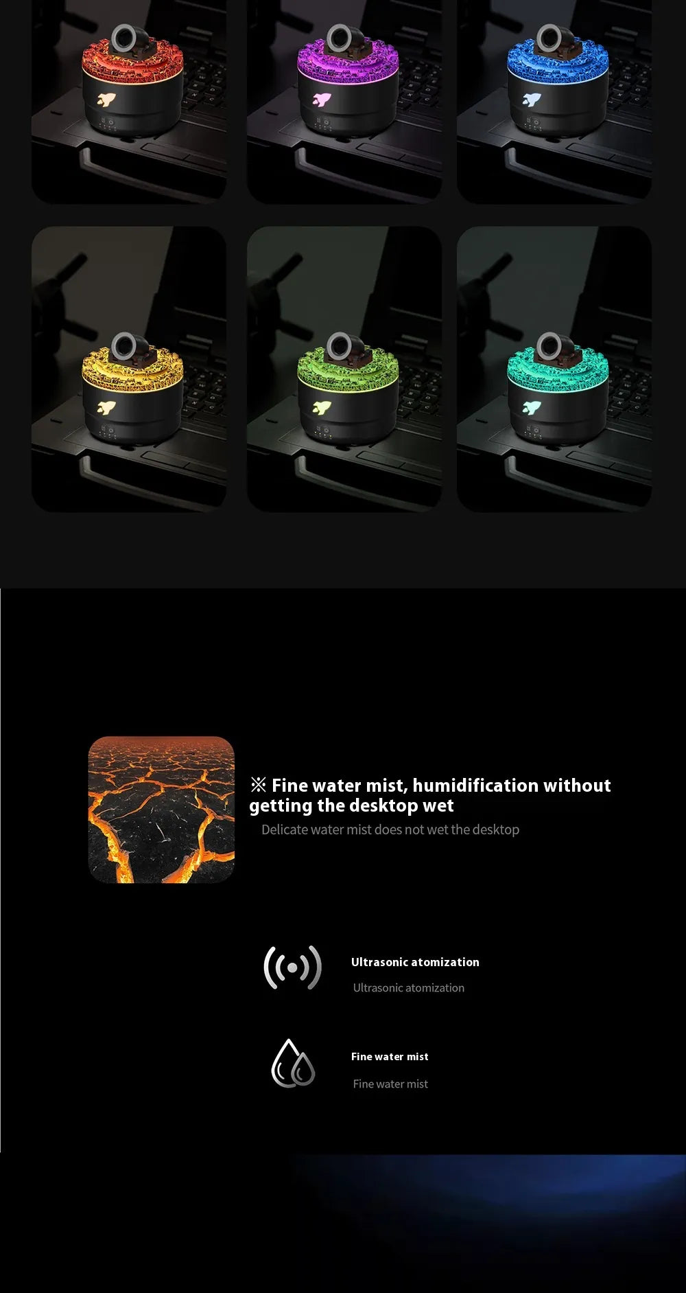 Portable Aroma Humidifier & Diffuser