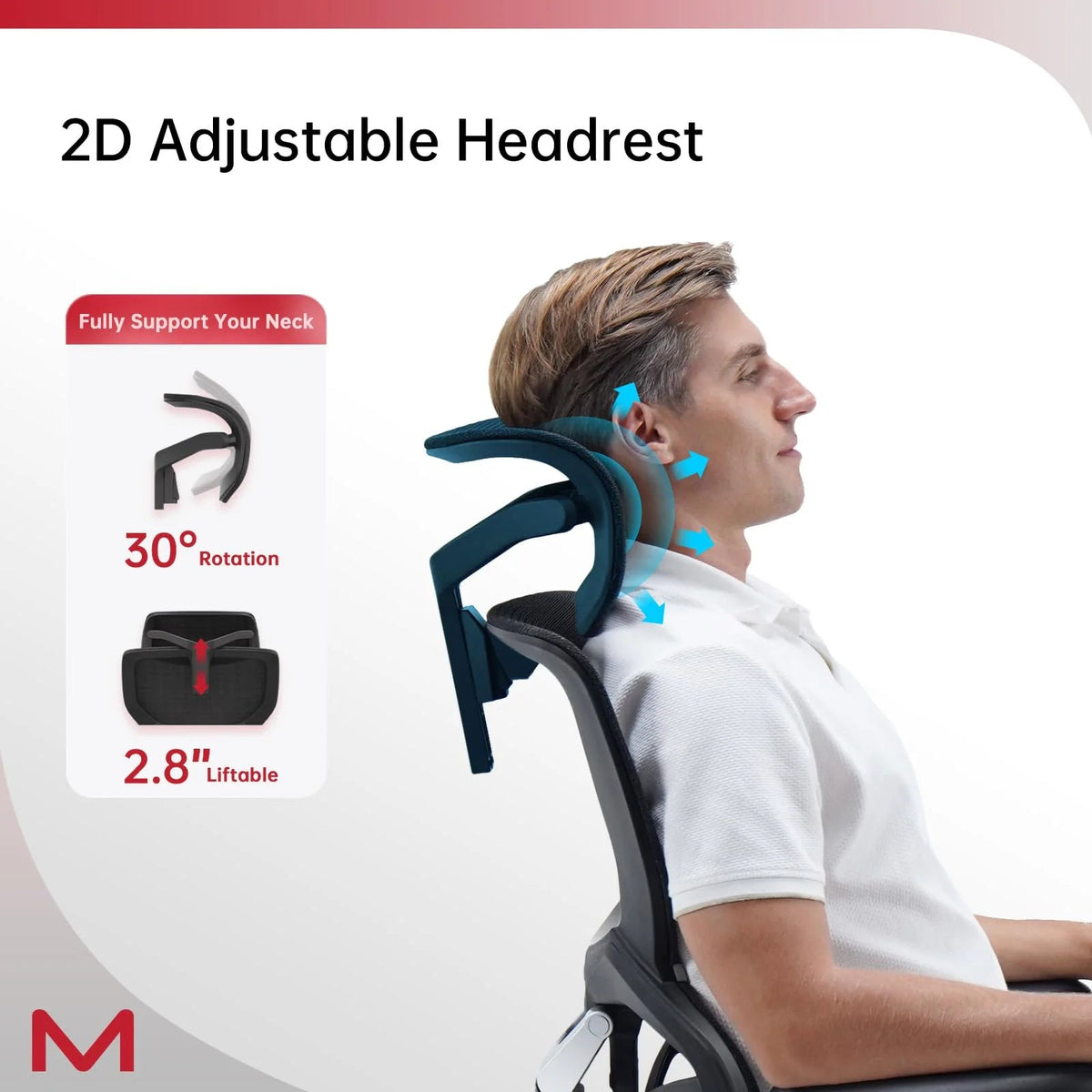 ErgoFlex Mesh Office Chair with Adjustable Footrest