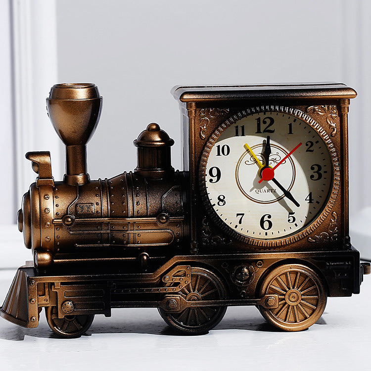 Classic Train Design Alarm Clock