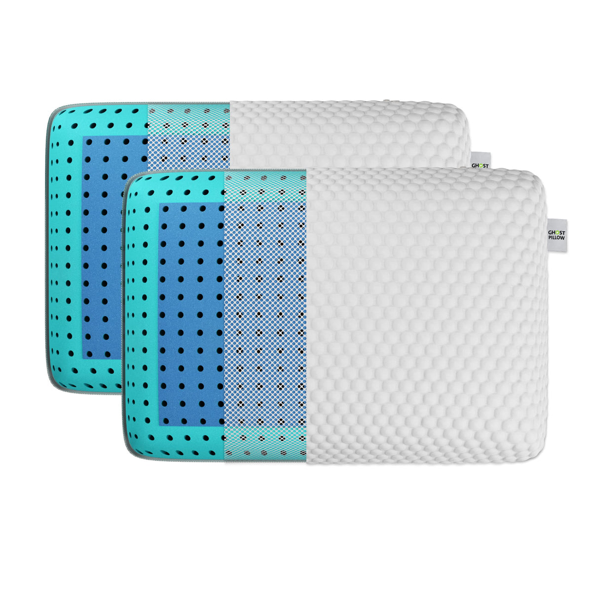CoolDreamz Memory Foam Pillow - Aerated Support with Cooling Technology