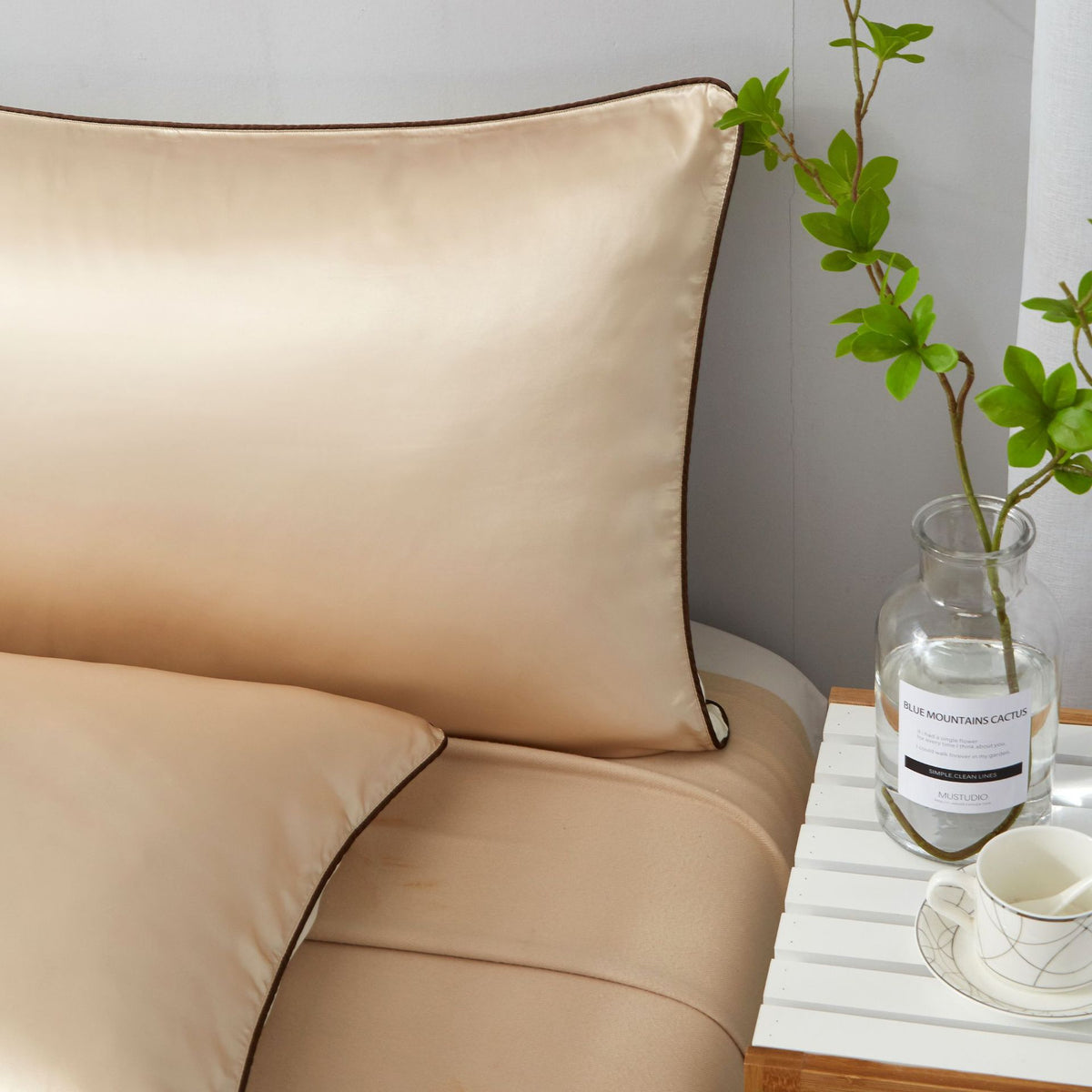 Luxury Silk Satin Single Pillowcase - Bulk