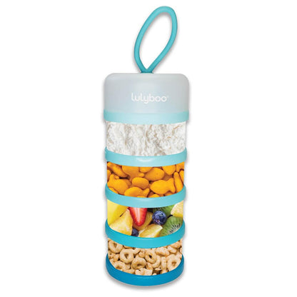 Lulyboo 4-Cup Baby Snack Tower - Aqua