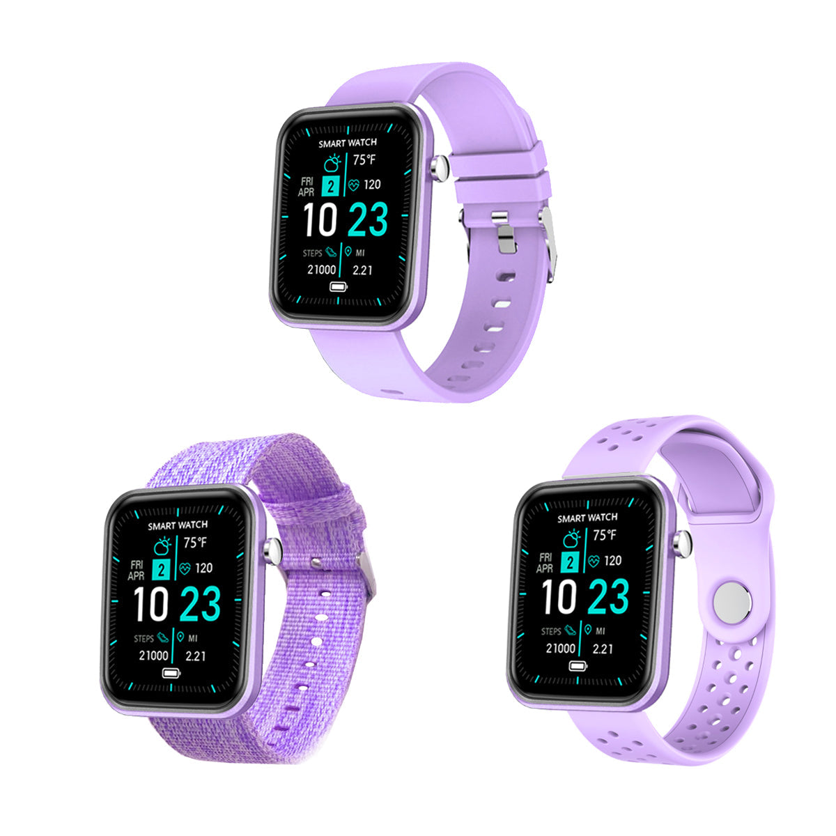Tri-Band Wellness Smartwatch