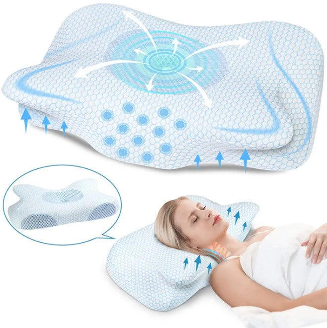 Butterfly Horn Memory Pillow